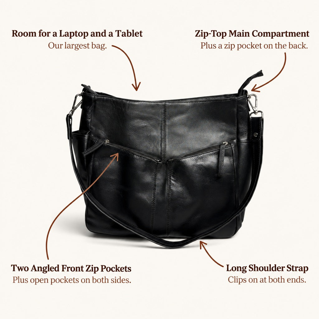 Large Shoulder Tote: features and details