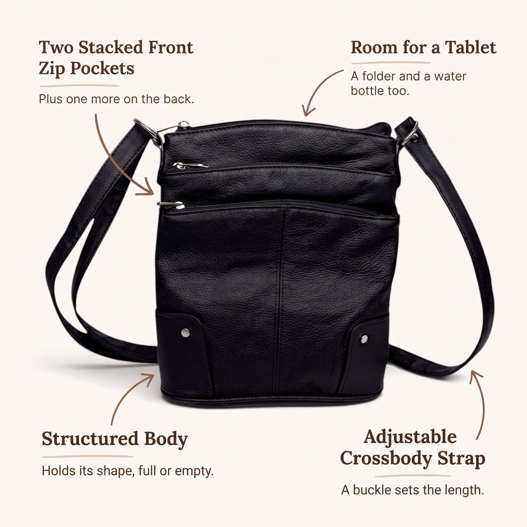 Large Travel Shoulder Bag: features and details