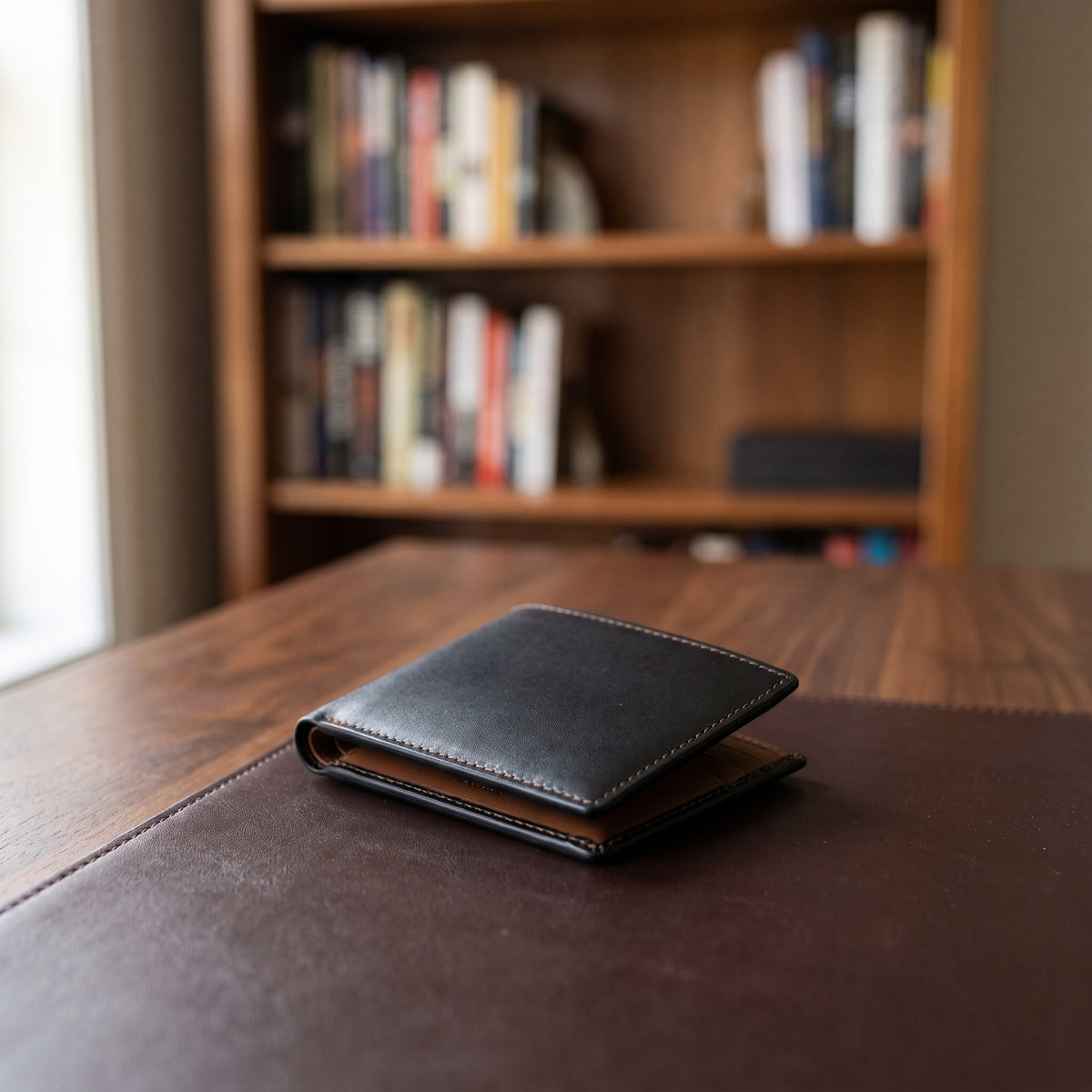 Bifold Wallet in Black/Brown [Black/Brown]