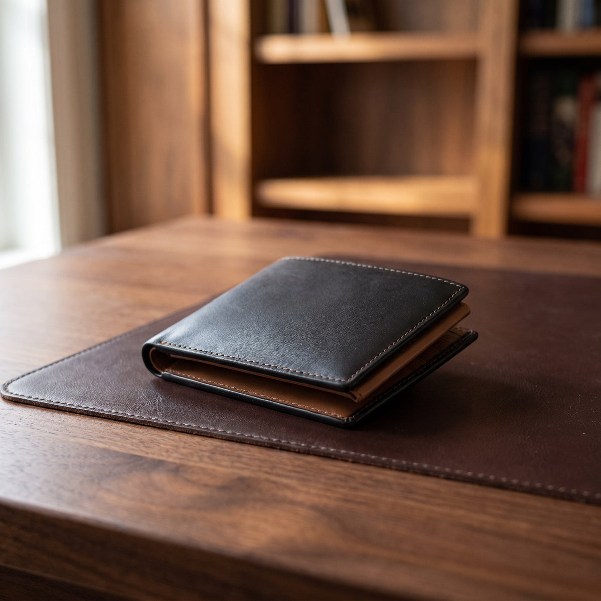 Side Flap in Black/Brown [Black/Brown]