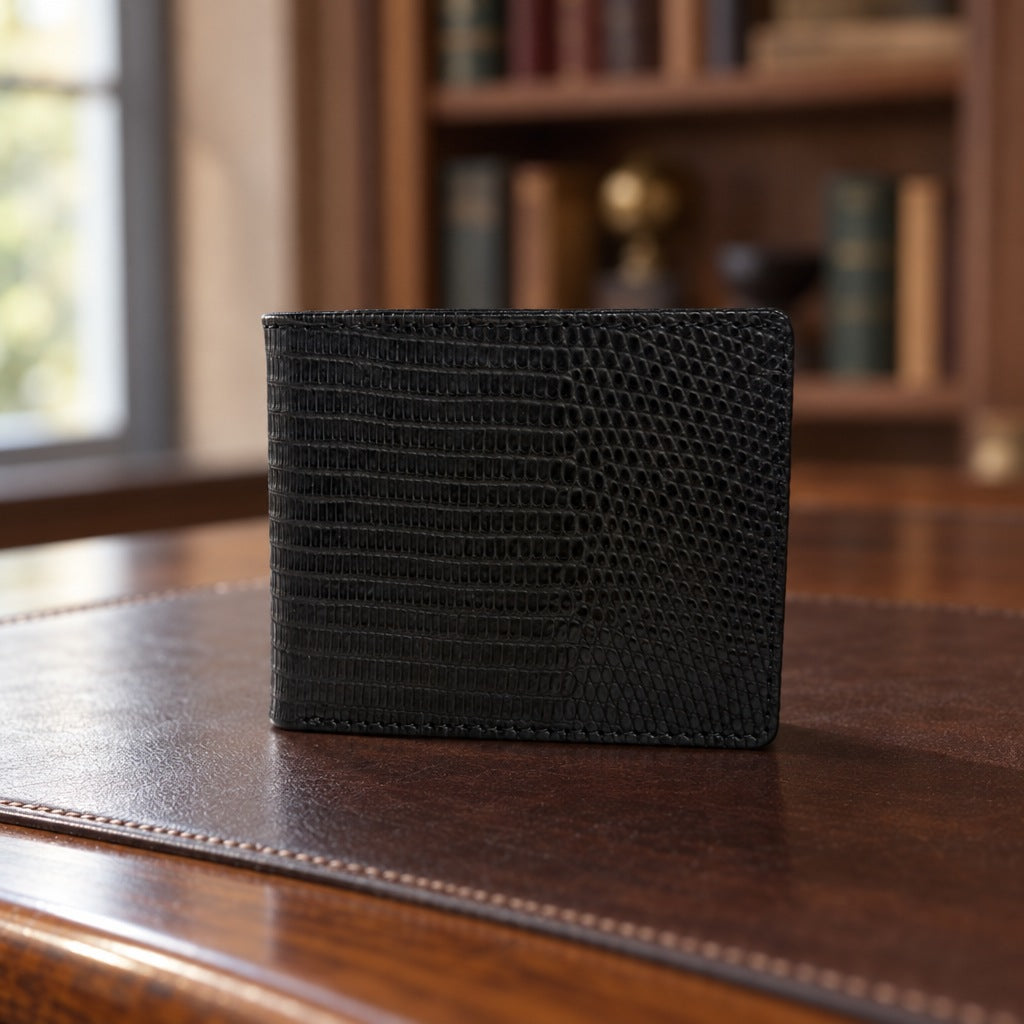 Lizard Bifold in Black [Black]