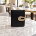 Compact Snap Wallet in Black [Black]