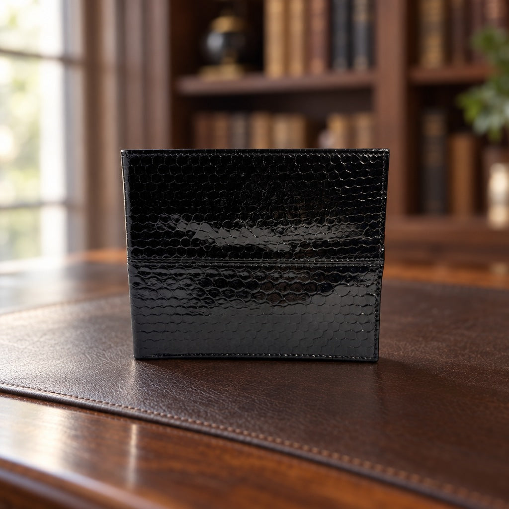 Python Billfold in Black [Black]