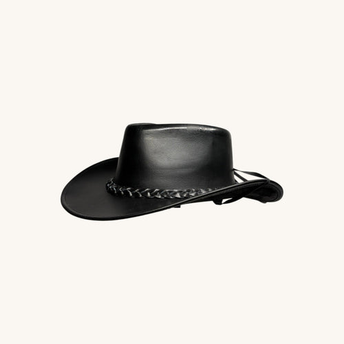 Black Braided Cowboy Hat