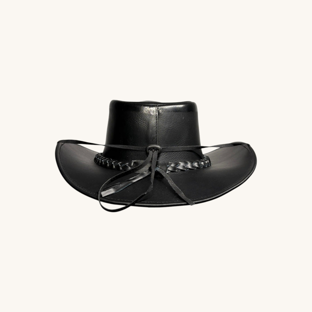 Black Braided Cowboy Hat