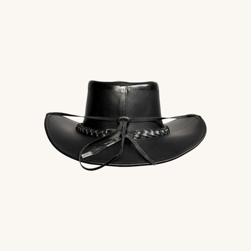 Black Braided Cowboy Hat