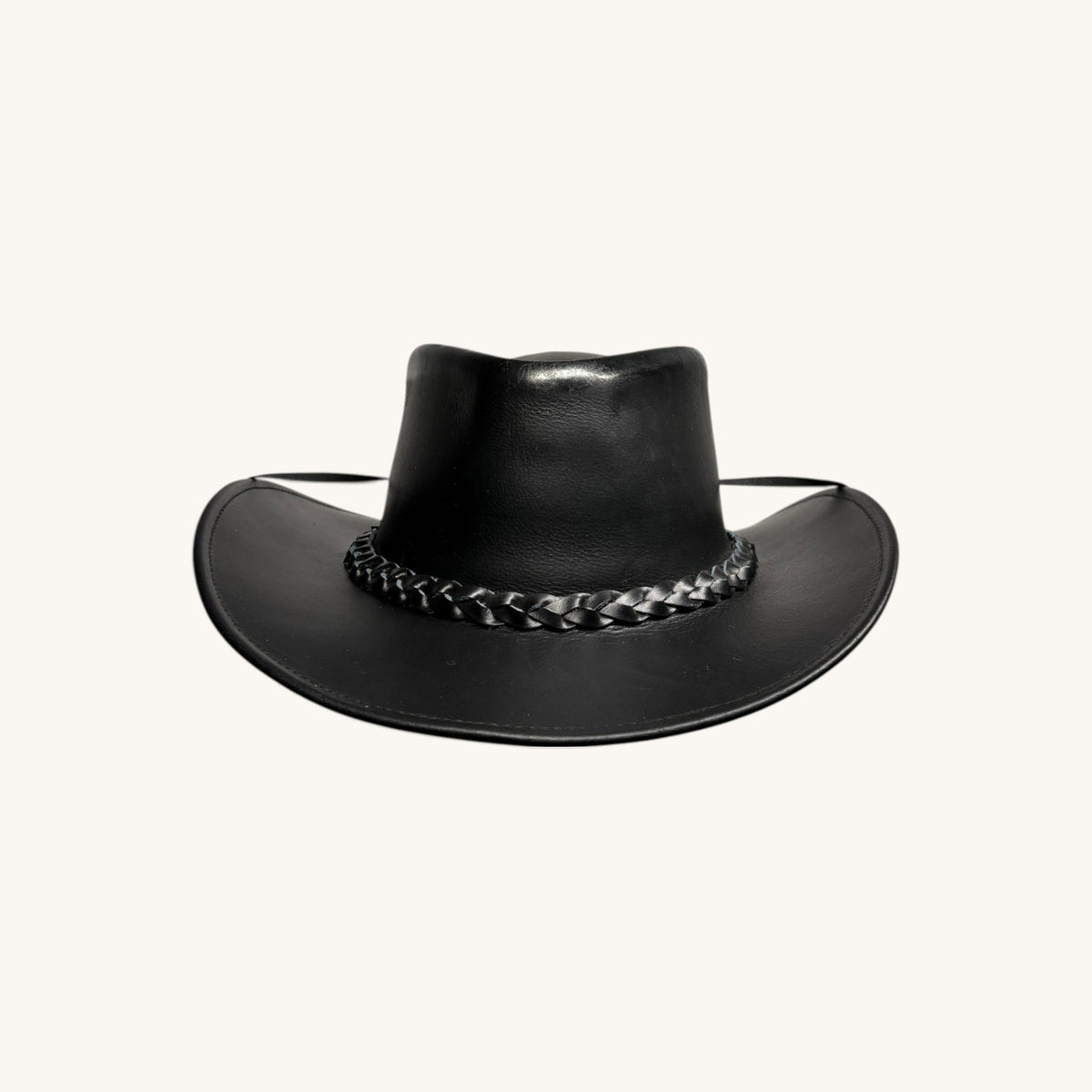 Black Braided Cowboy Hat