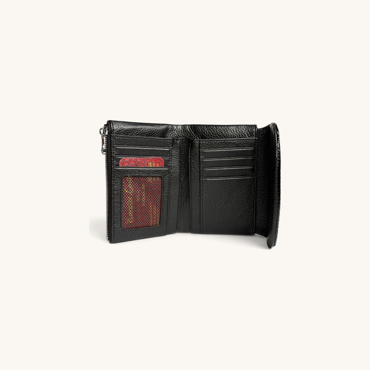 Croc-Embossed Clutch