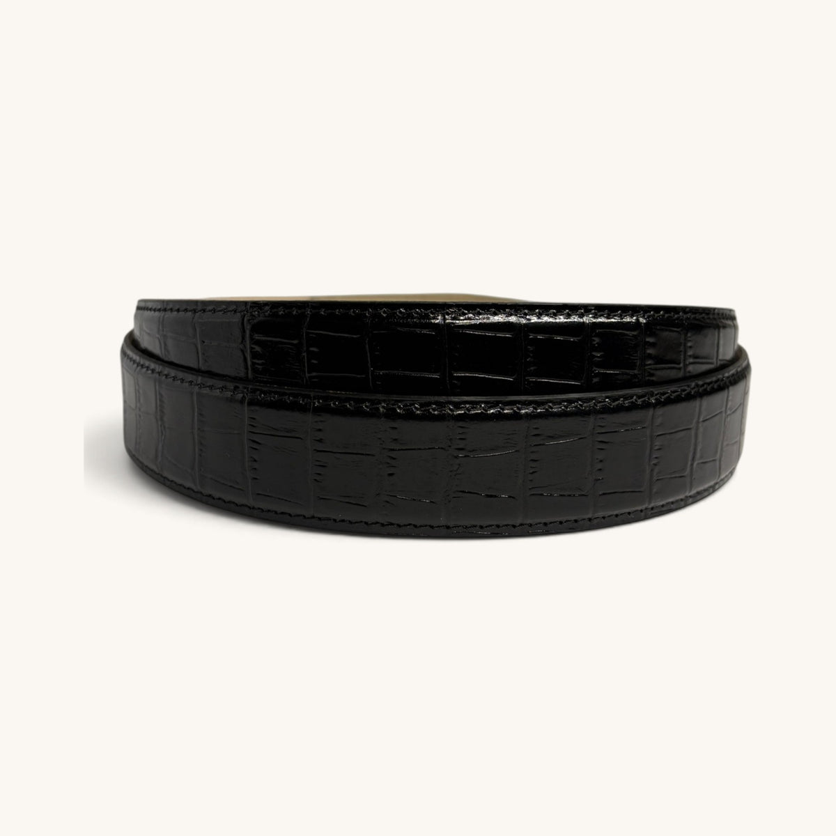 Croc Strap - Black Croc Strap
