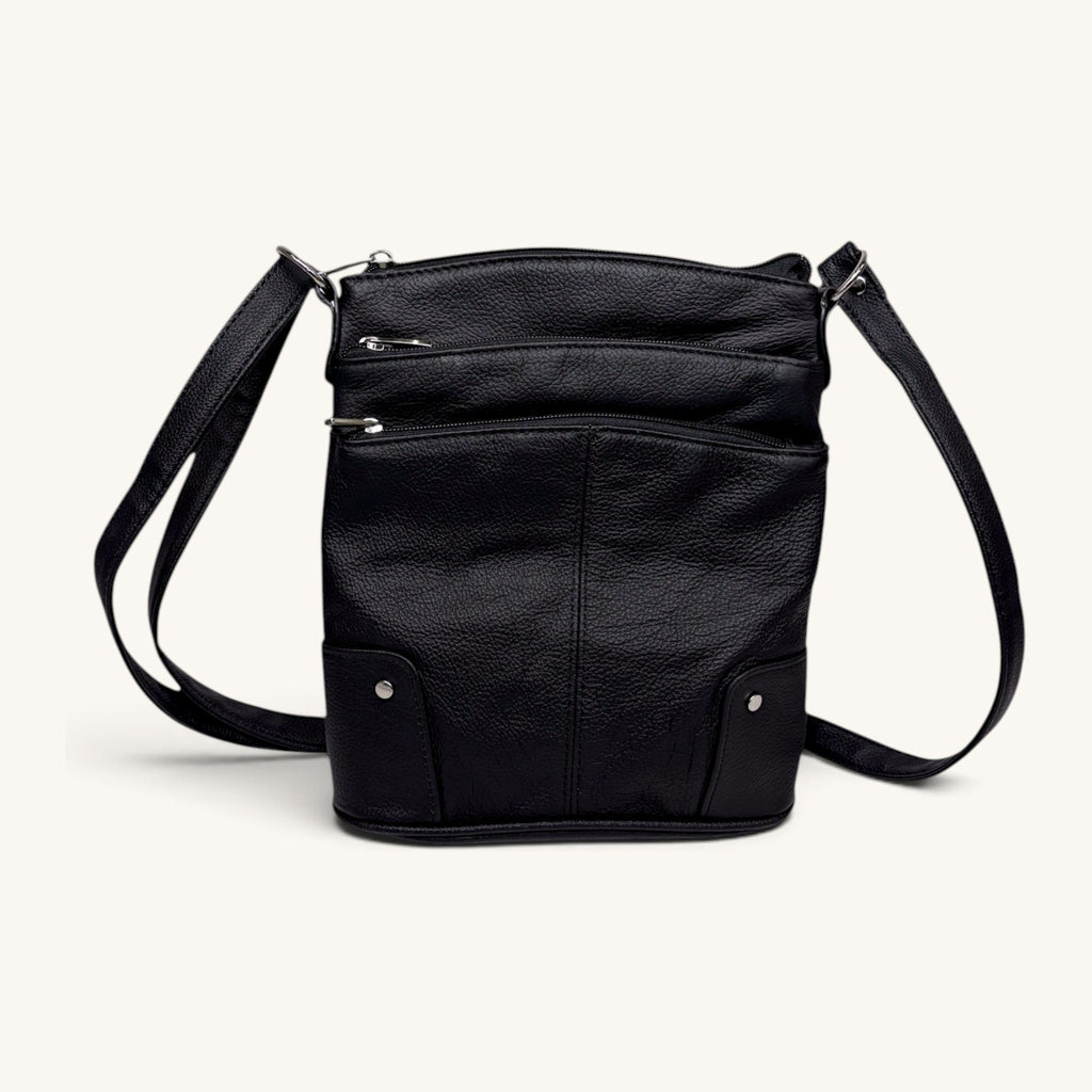 Large Travel Shoulder Bag - Black LTSB
