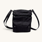 Large Travel Shoulder Bag - Black LTSB