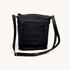 Large Travel Shoulder Bag - Black LTSB Back