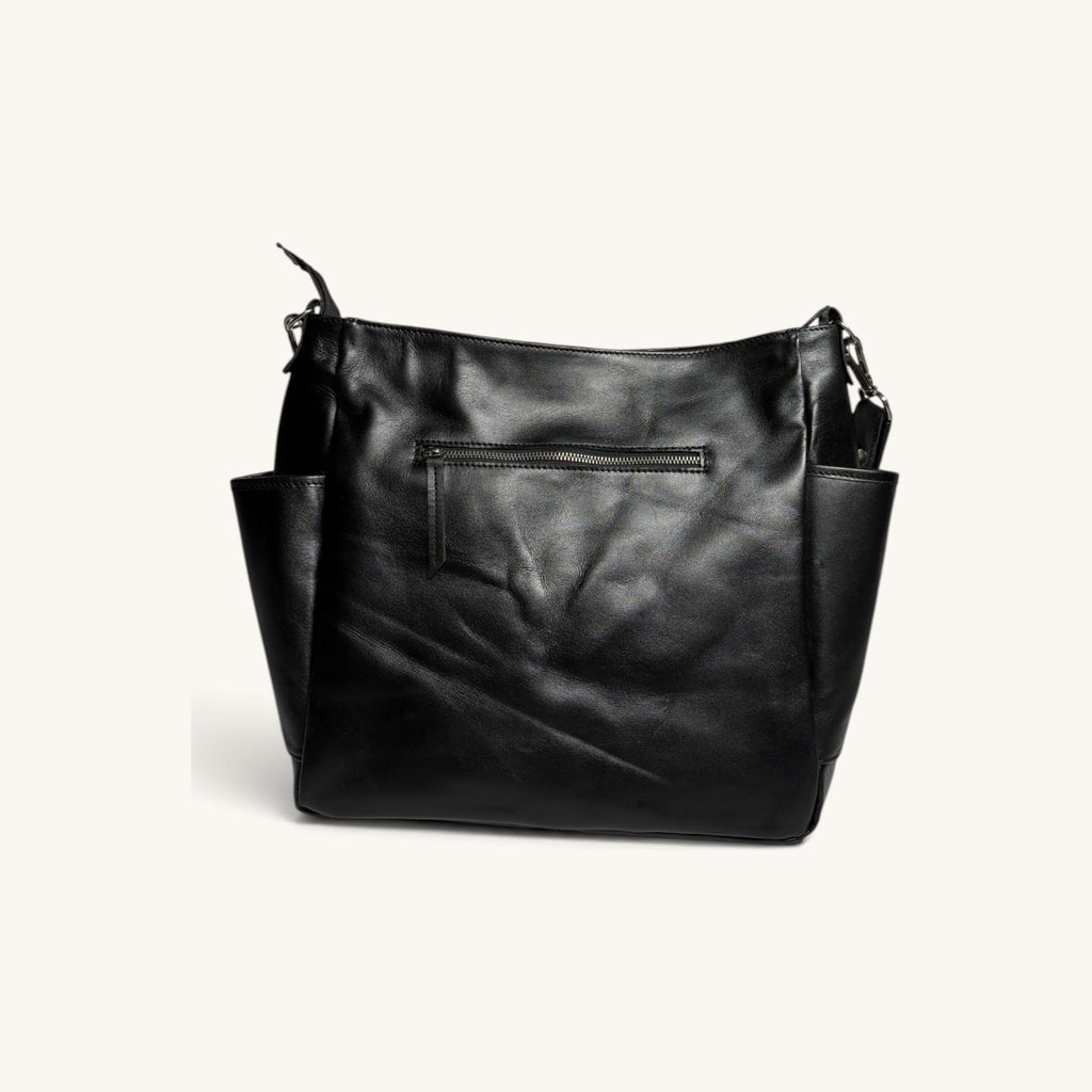 Large Shoulder Tote - Black