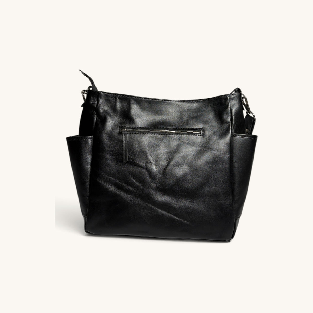Large Shoulder Tote - Black