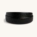 Ostrich Strap - Black Ostrich Strap
