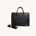 Slim Laptop Briefcase - Black