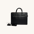 Slim Laptop Briefcase - Black