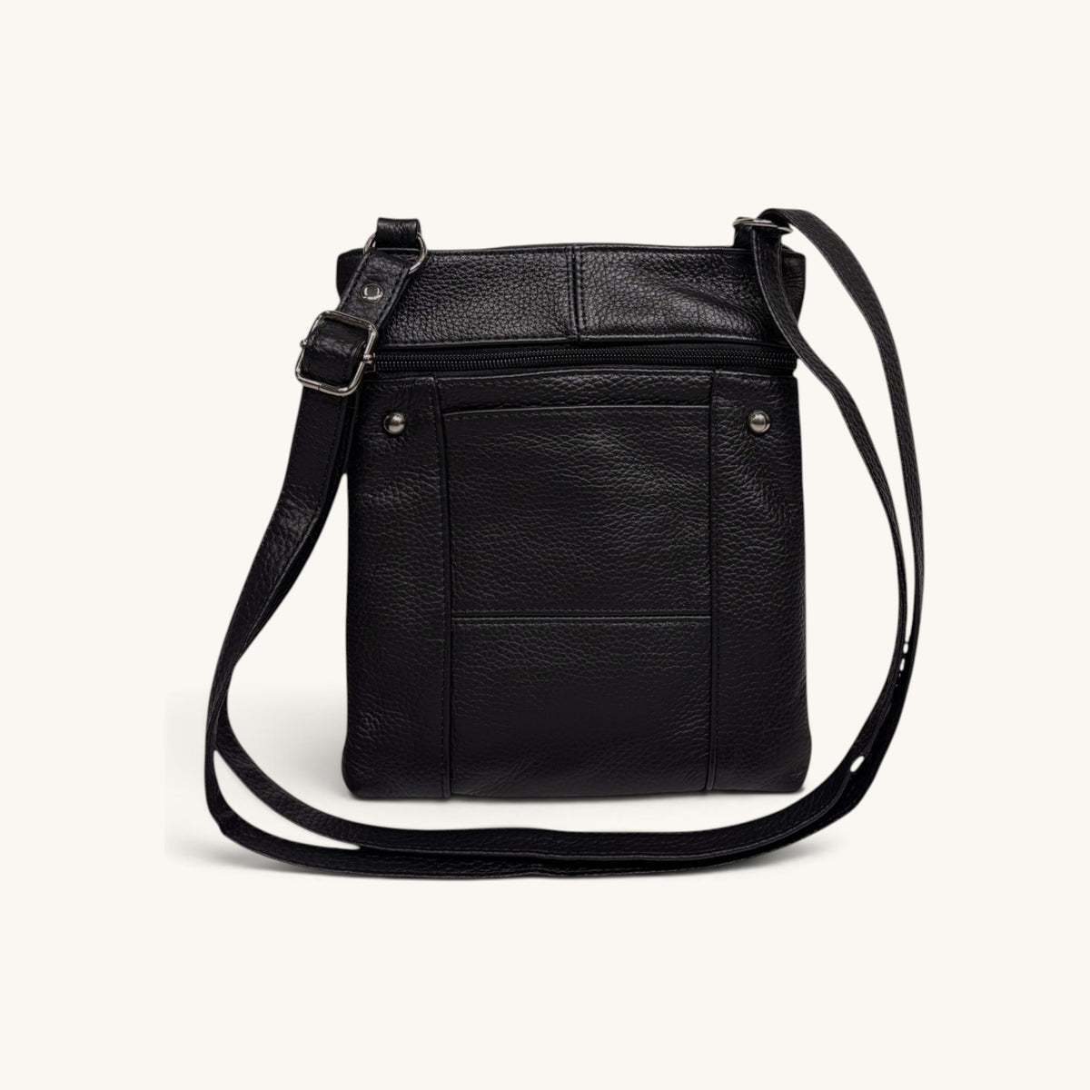 Travel Shoulder Bag - Black TSB Back