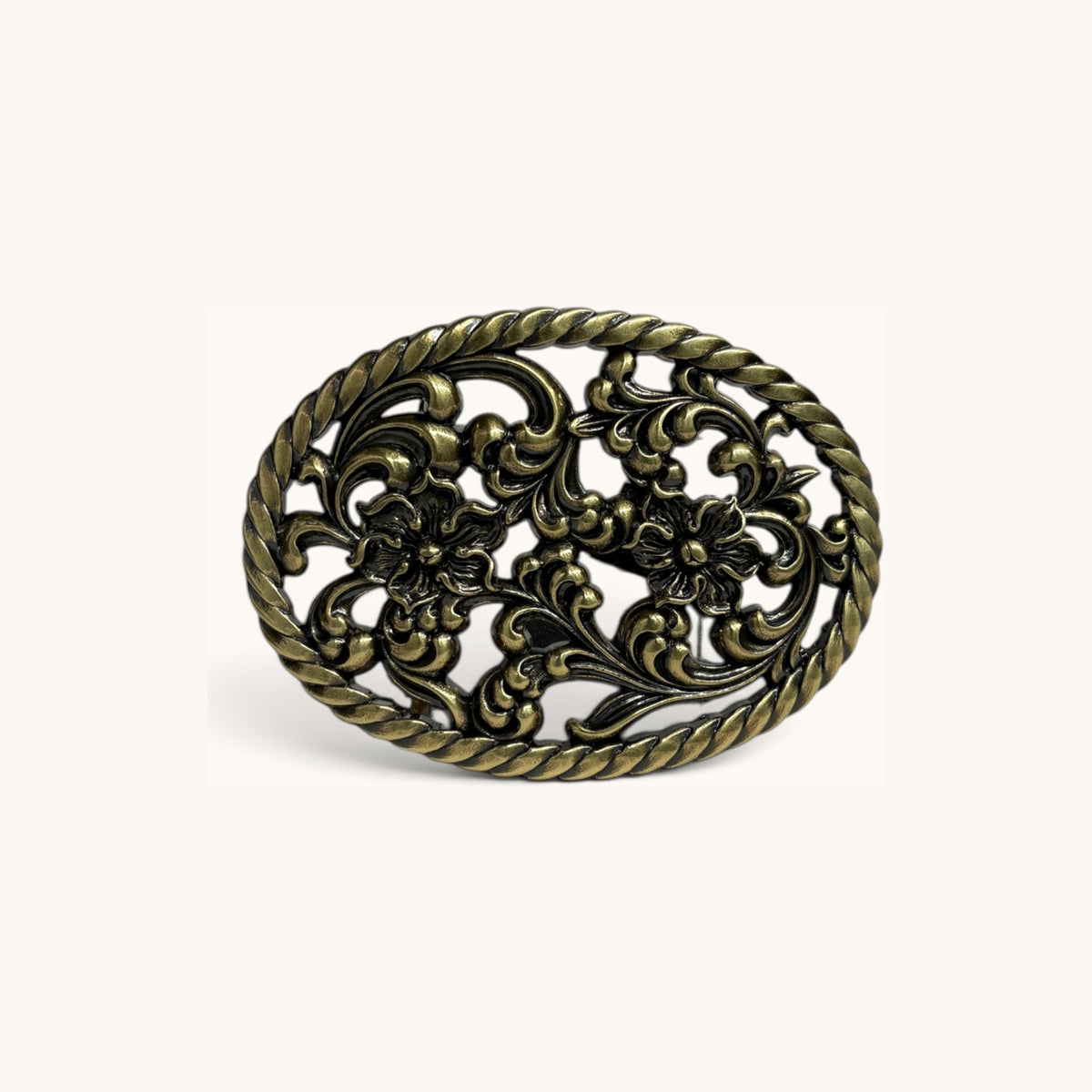 Filigree Buckle - Brass Filigree Buckle