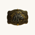 Horseshoe Buckle - Brass Horseshoe Buckle