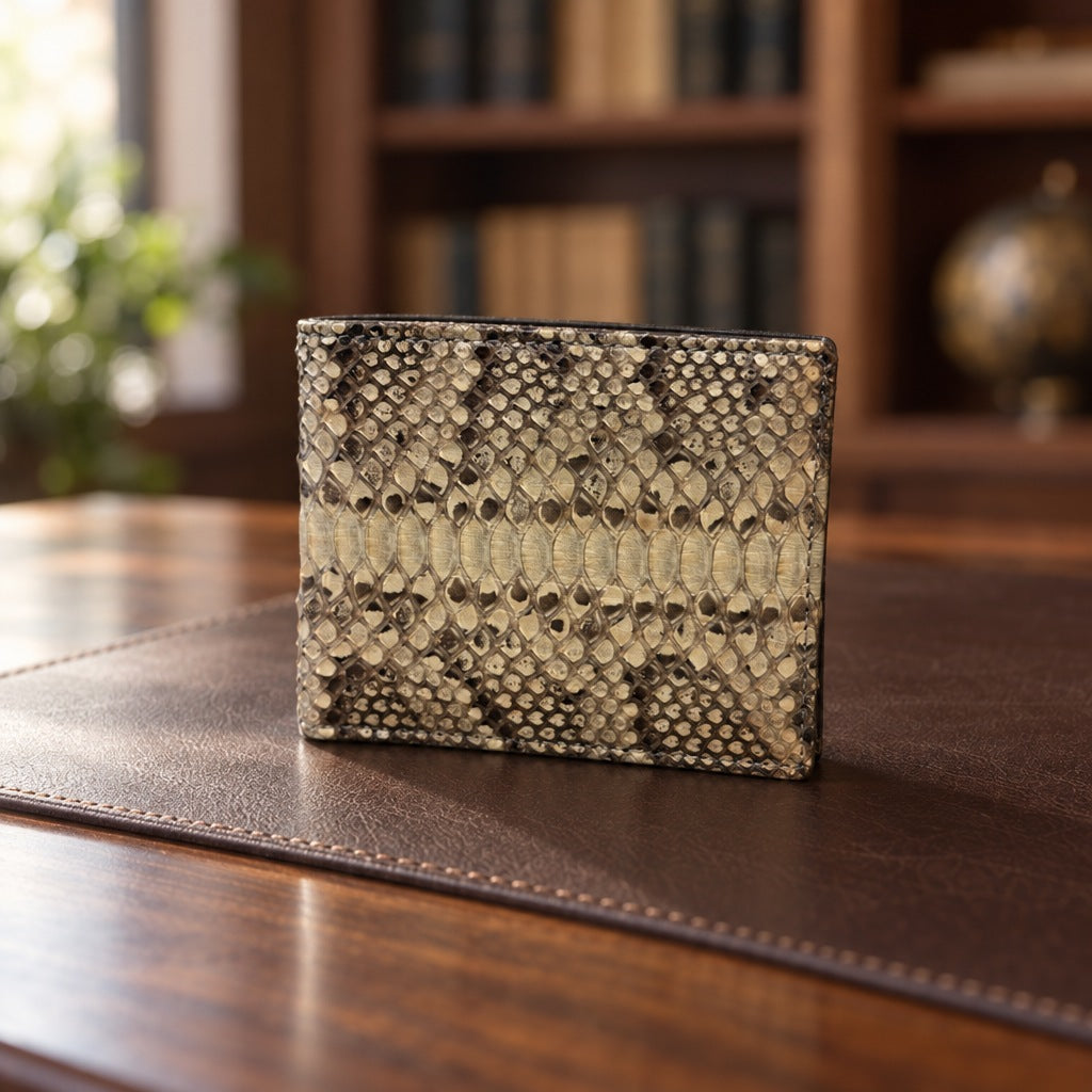 Natural Python Billfold in Card Slots Only [Card Slots Only]