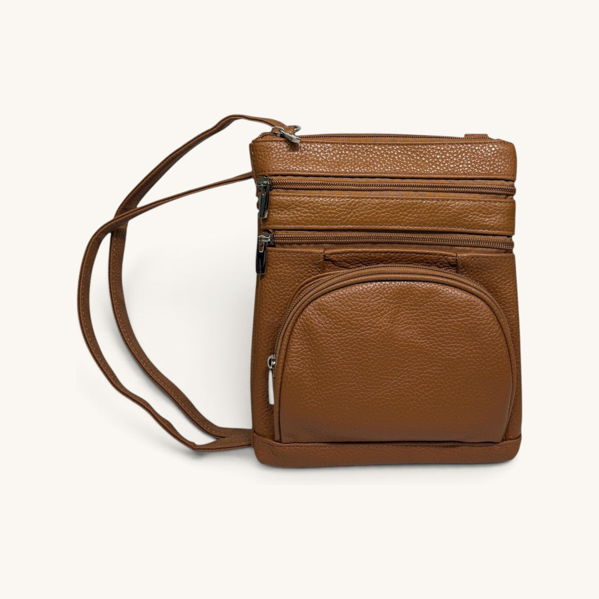 Travel Shoulder Bag - Copper Brown TSB