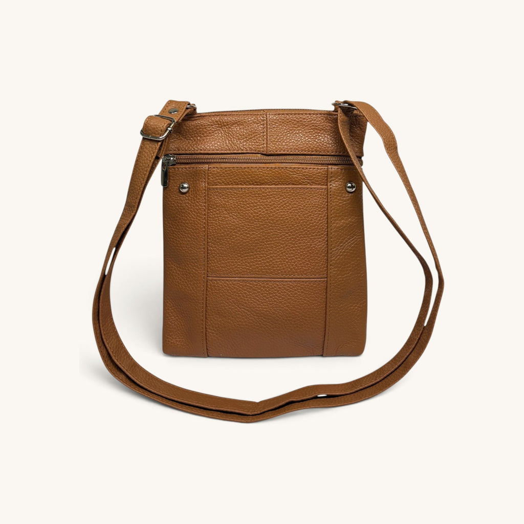 Travel Shoulder Bag - Copper Brown TSB Back