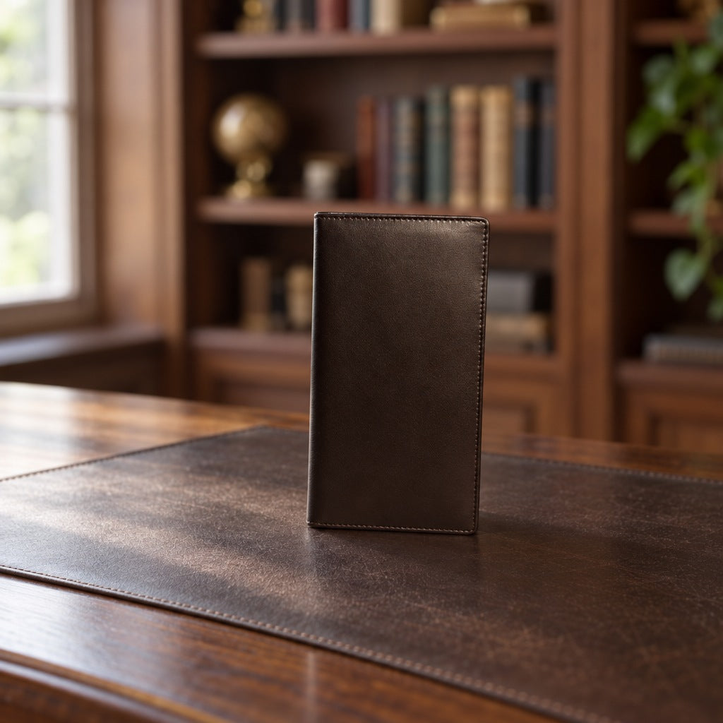 Breast Pocket Wallet in Dark Brown [Dark Brown]