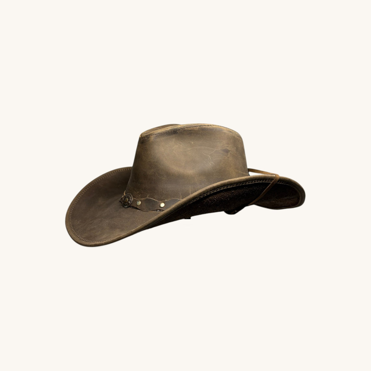 Distressed Concho Cowboy Hat