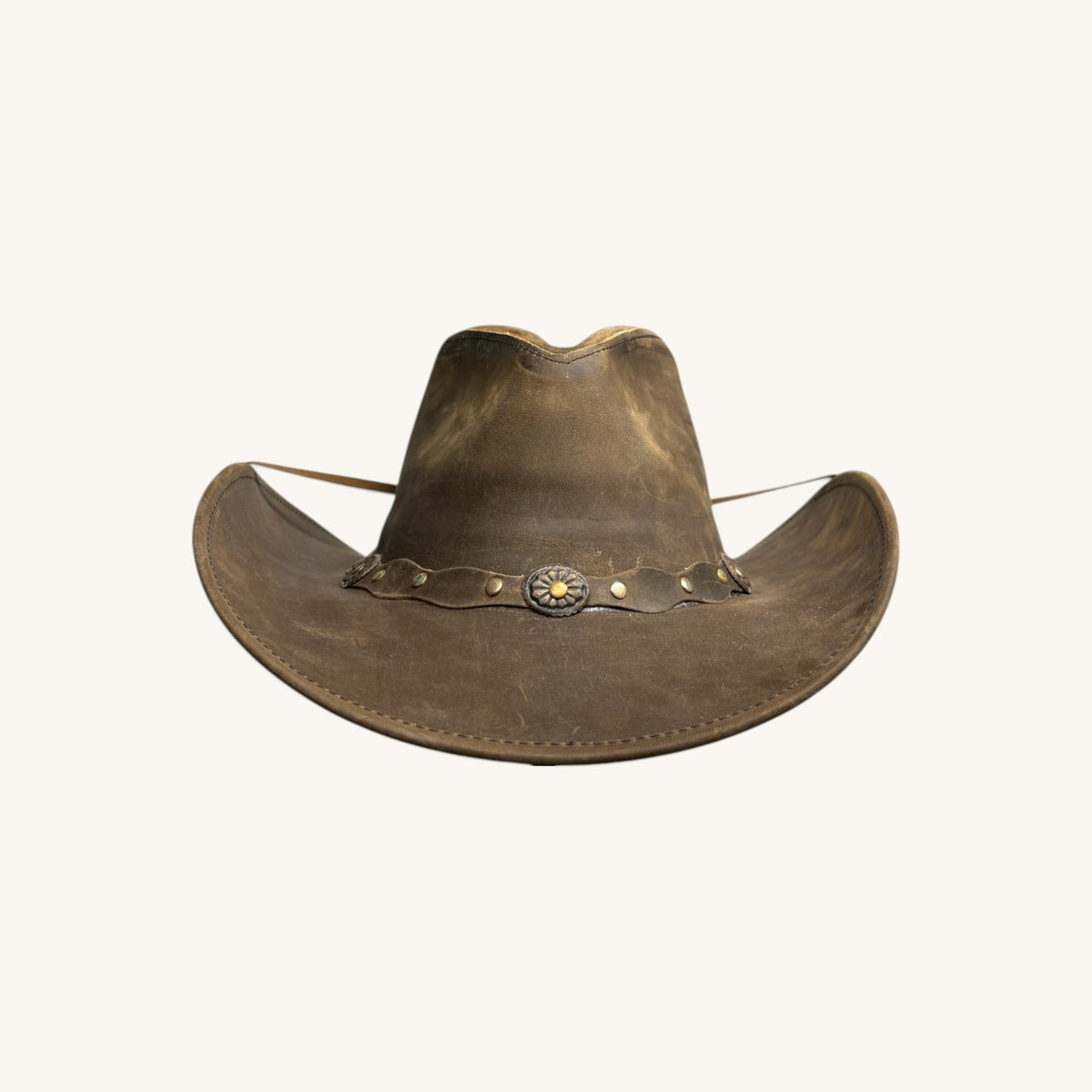 Distressed Concho Cowboy Hat