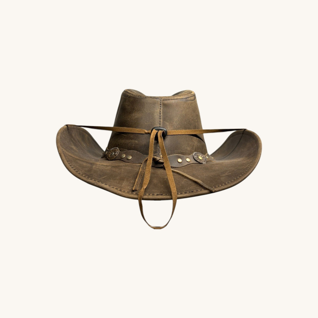Distressed Concho Cowboy Hat