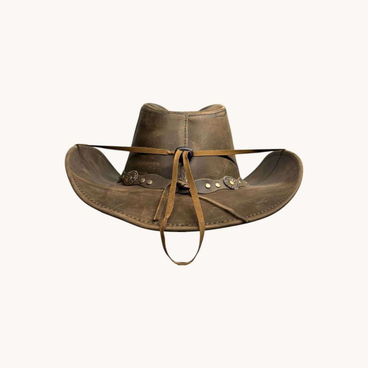 Distressed Concho Cowboy Hat