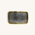 Engraved Plate Buckle - Gold Engraved Plate Buckle