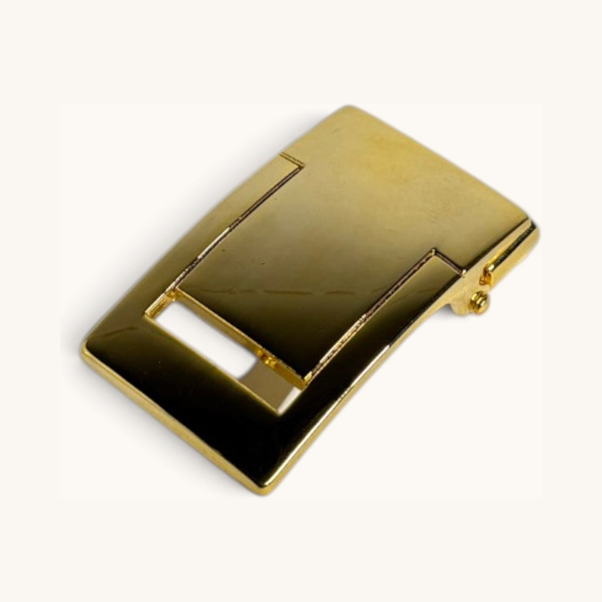 Plaque Buckle - Gold Plaque Buckle