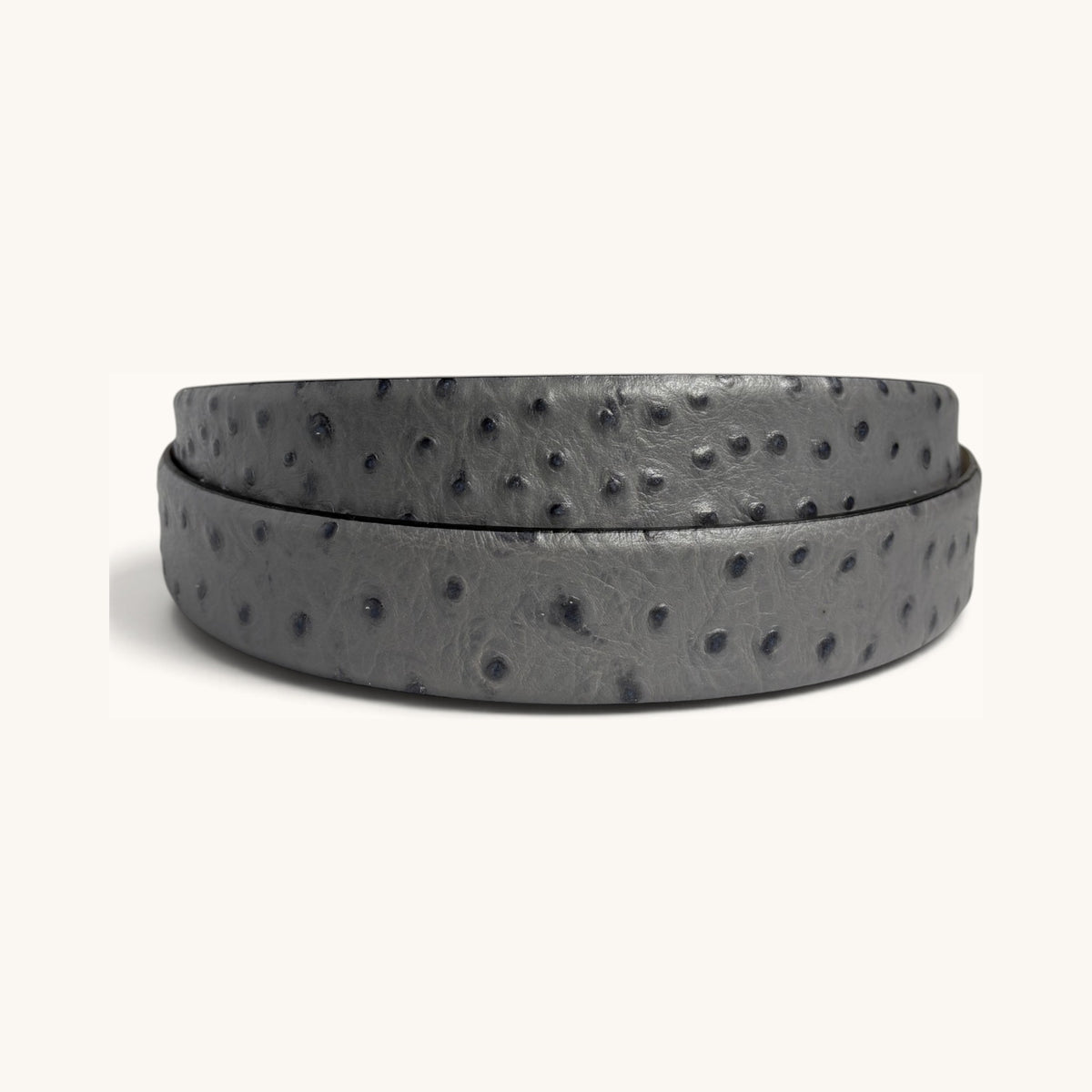 Ostrich Strap - Grey Ostrich Strap