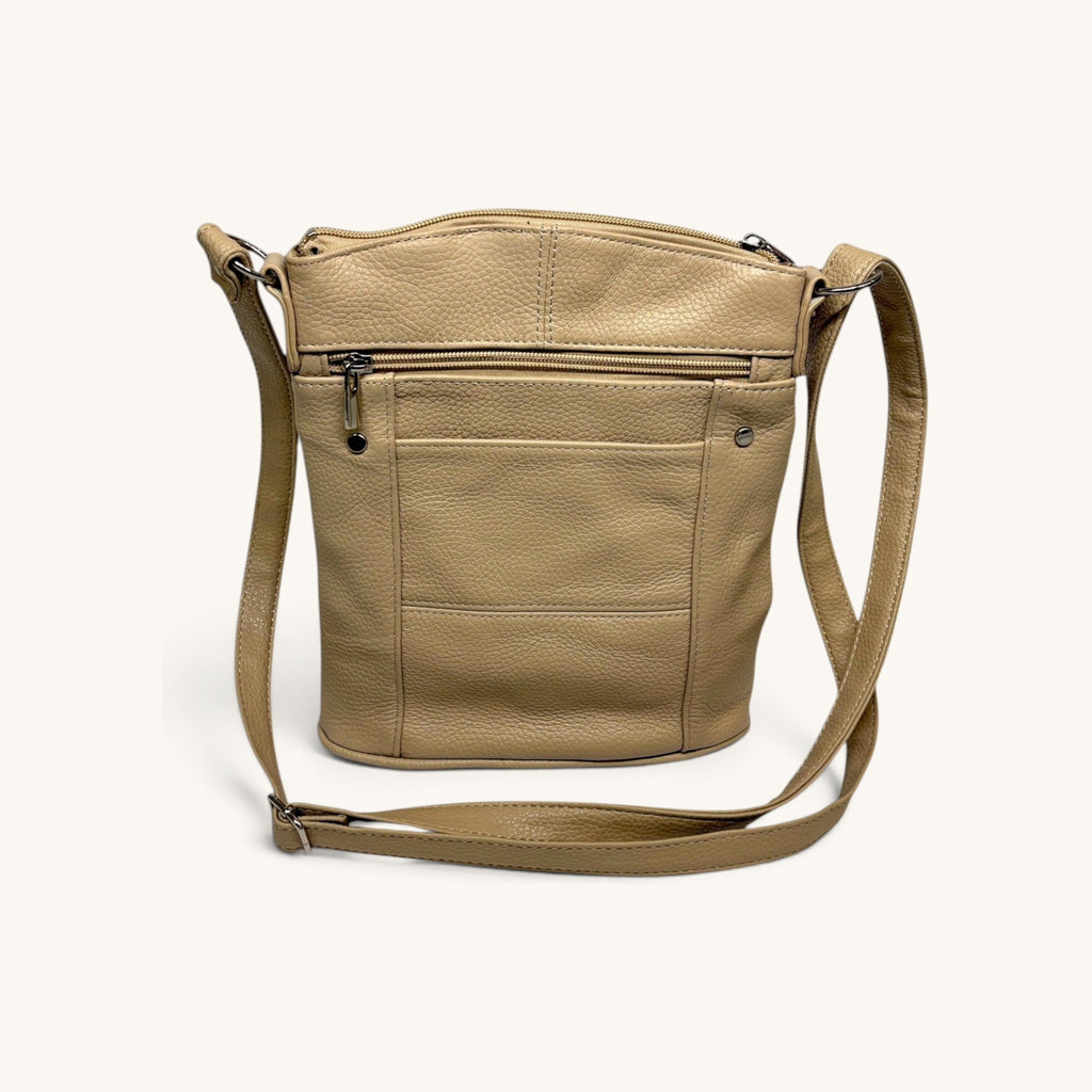 Large Travel Shoulder Bag - Khaki LTSB Back