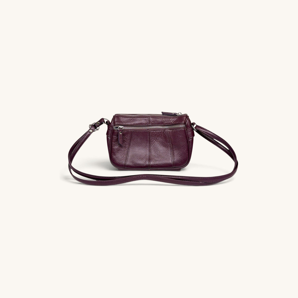 Small Travel Purse - Maroon STP Back