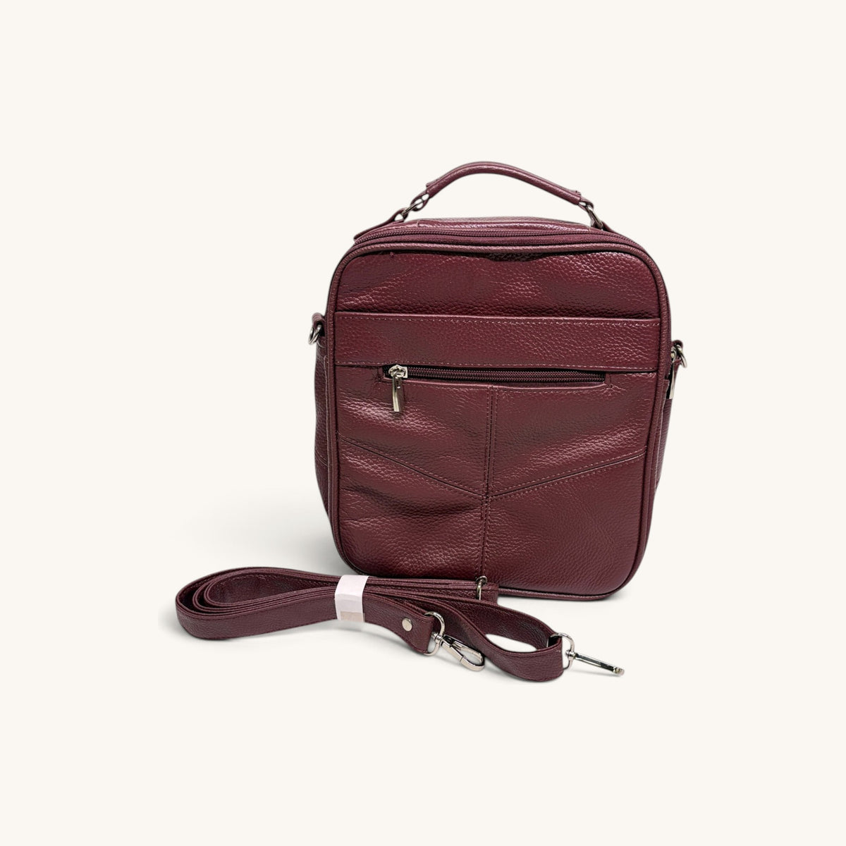 XL Shoulder Bag - Maroon XLSB Back