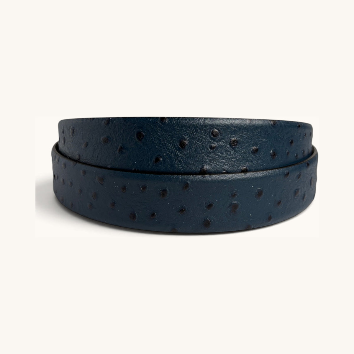 Ostrich Strap - Navy Ostrich Strap