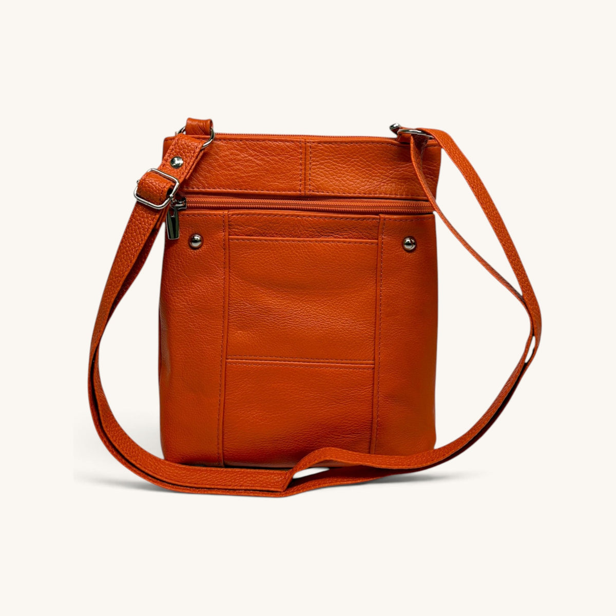 Travel Shoulder Bag - Orange TSB Back
