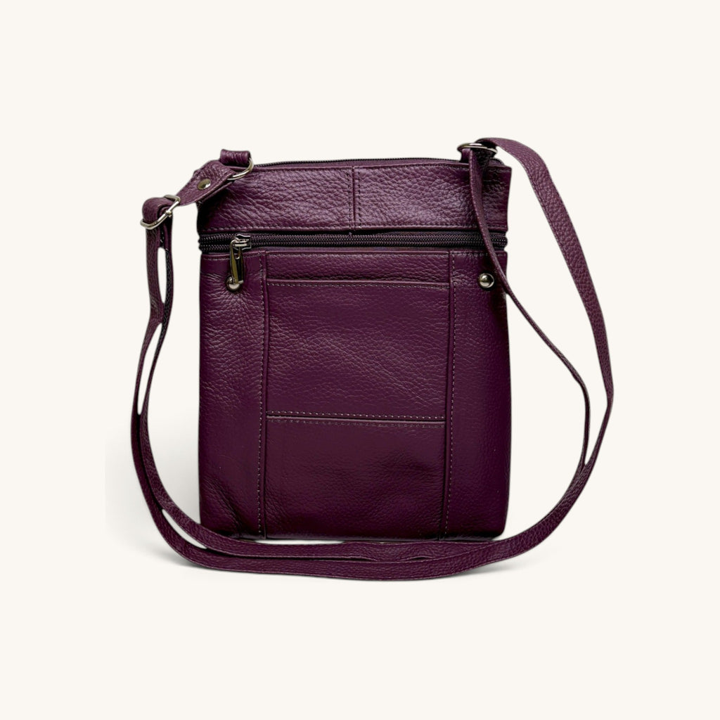 Travel Shoulder Bag - Purple TSB Back