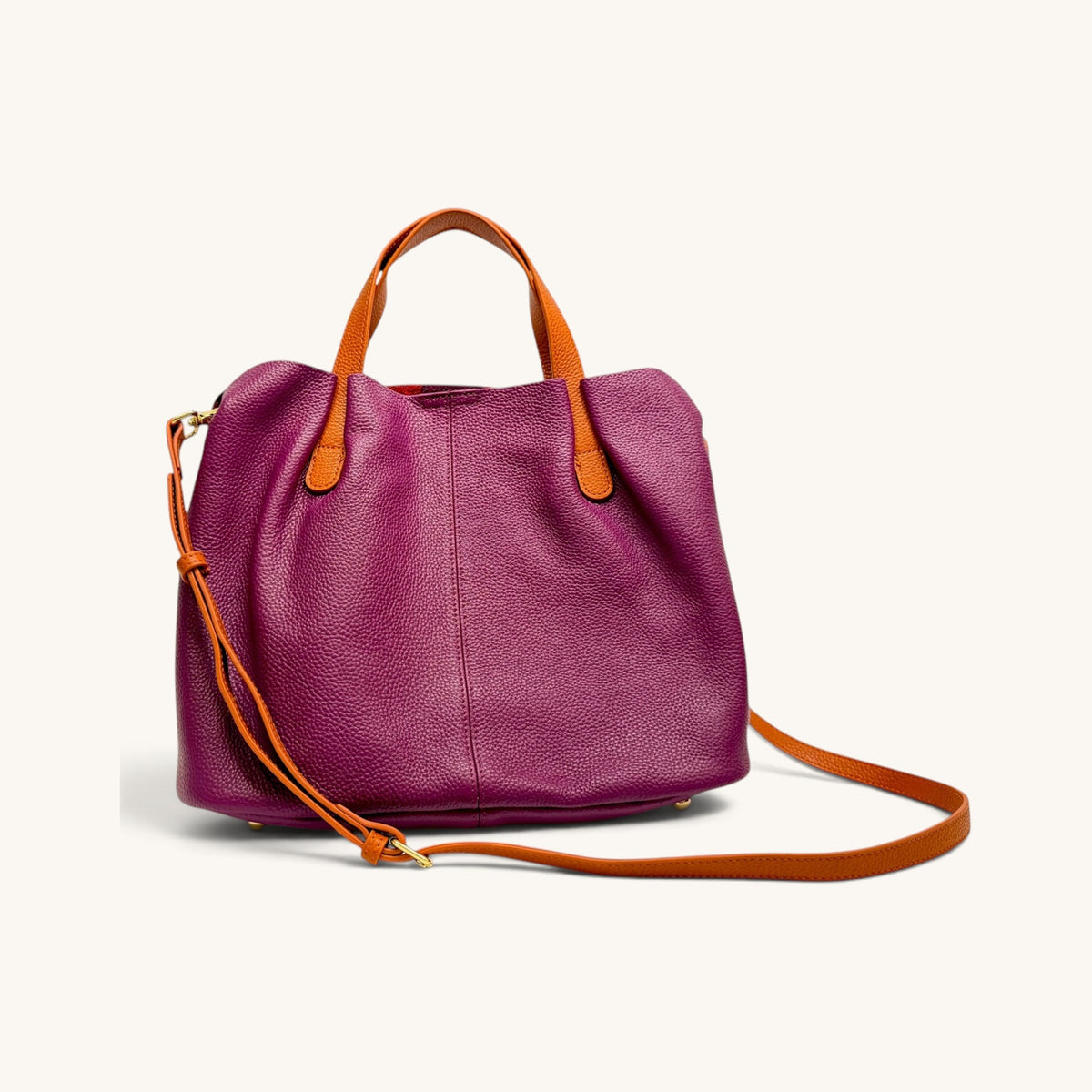 Tote Bag - Purple Tote With Strap