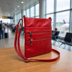Everyday Travel Bag in Red, front view [Red]