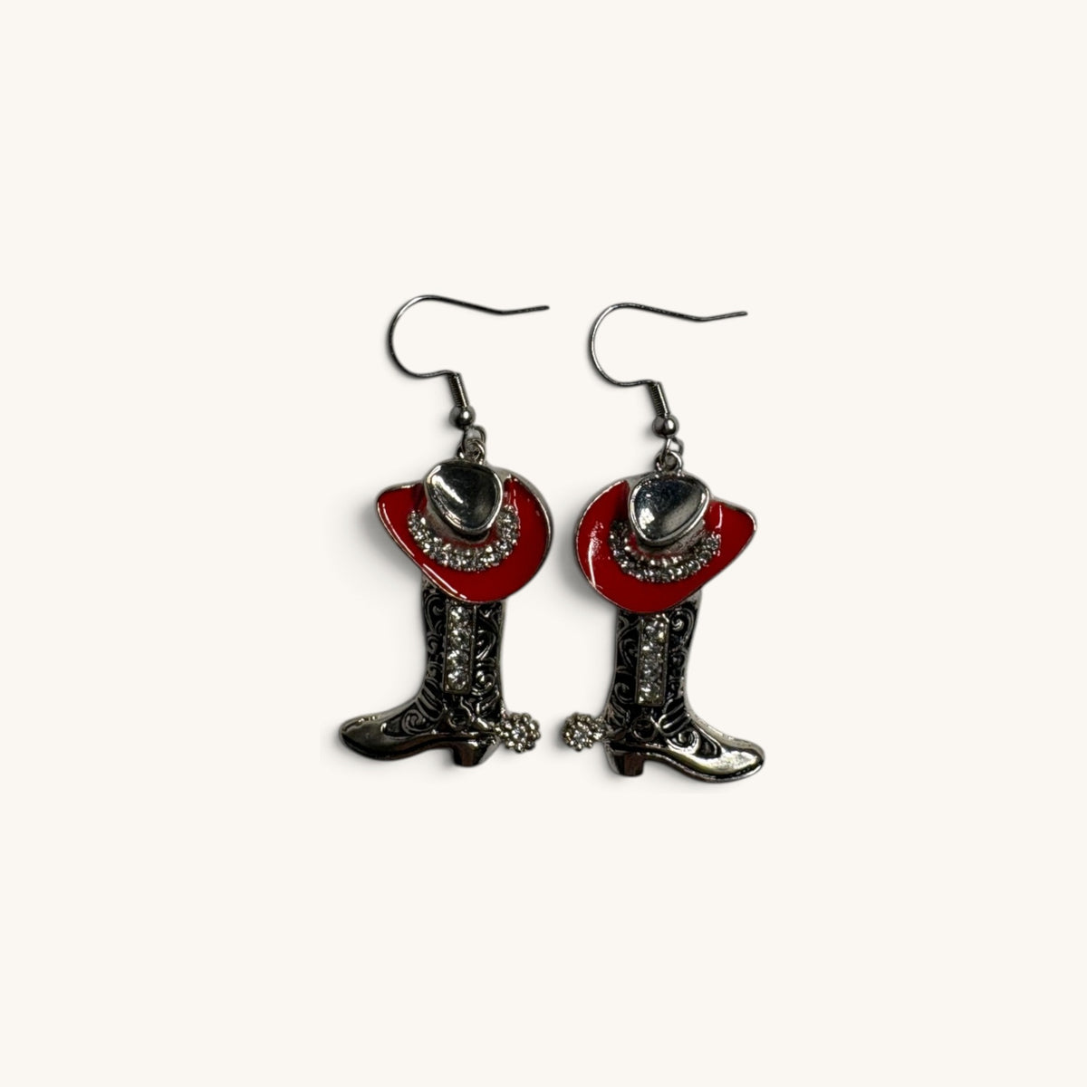 Hat and Boot Earrings