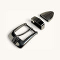 Braided Buckle Set - Silver Braided Buckle Set