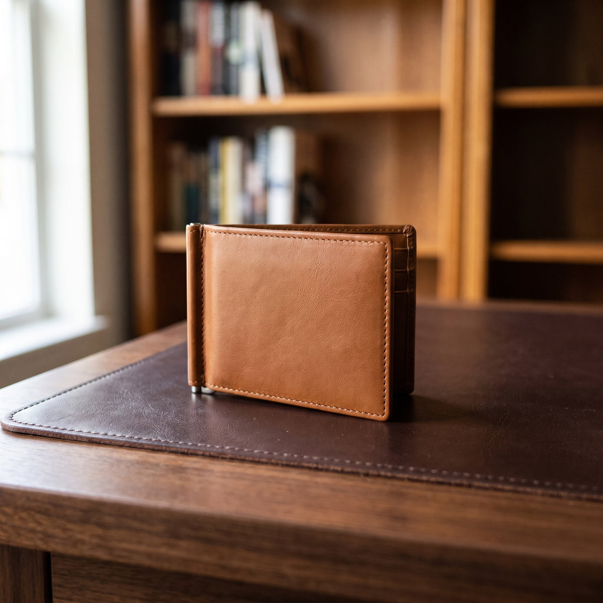 Bifold Money Clip in Tan [Tan]