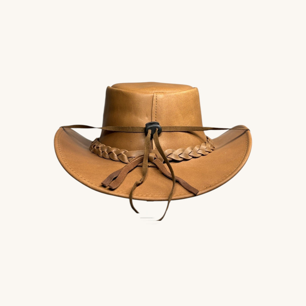 Tan Braided Cowboy Hat