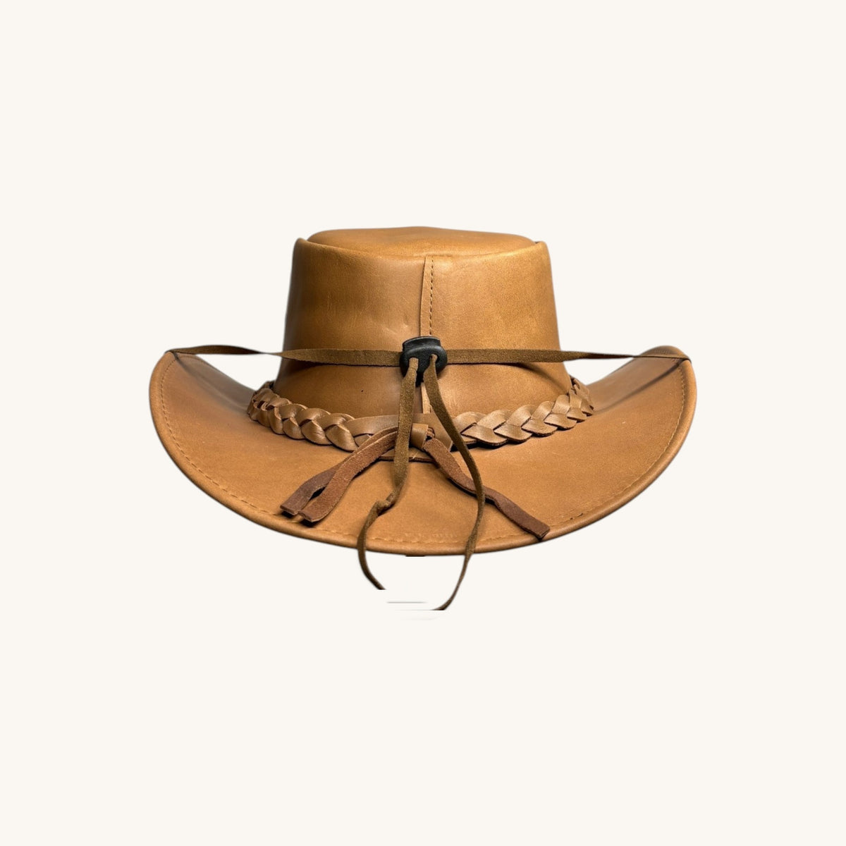 Tan Braided Cowboy Hat