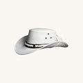 White Leather Cowboy Hat