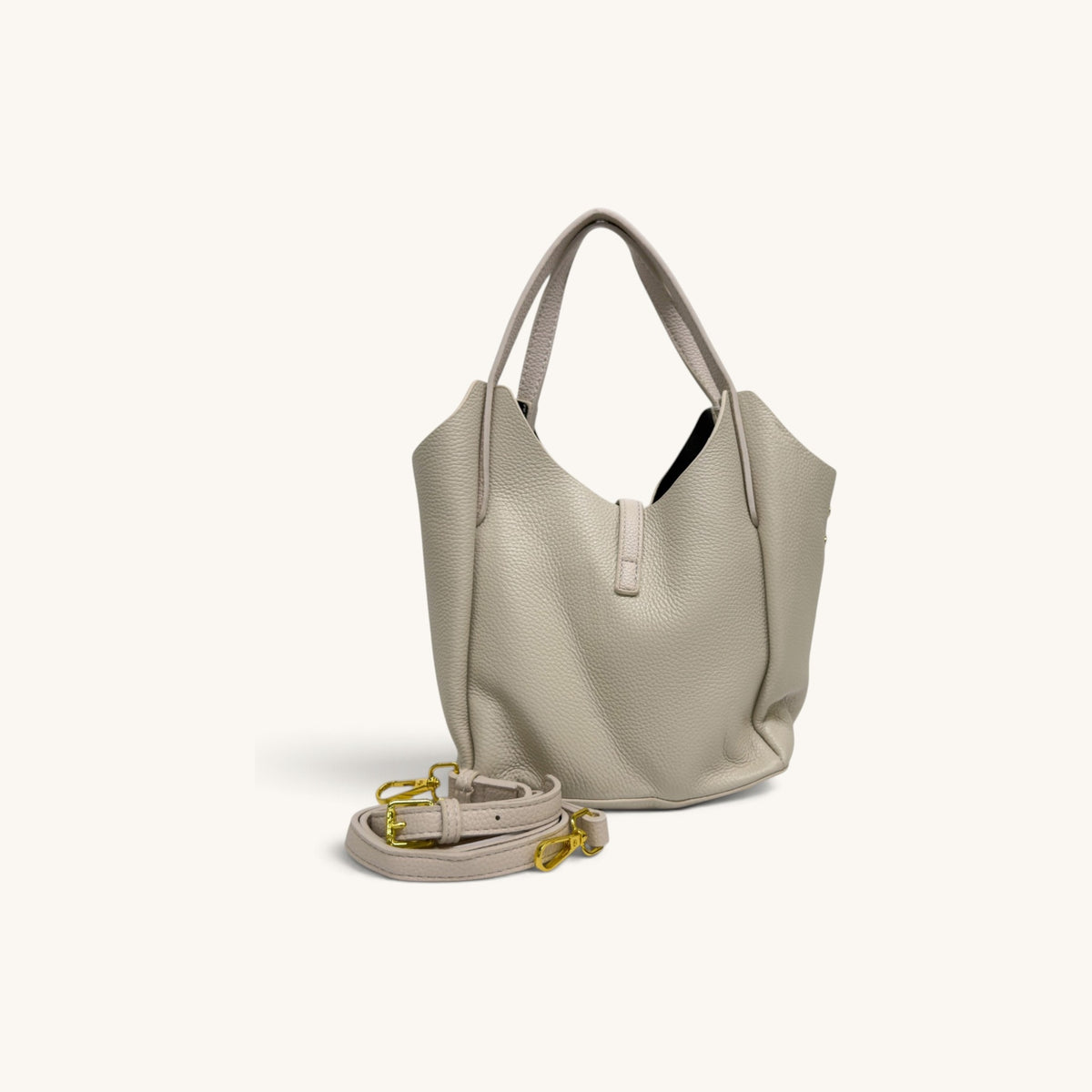 Snap Purse - White Purse Snap Back